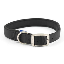 Ancol Padded Nylon Adjustable Dog Collar Black 45-65cm-Whitley Bay Pet Supplies