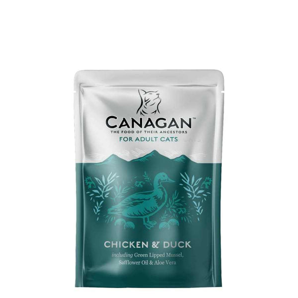 Canagan Chicken And Duck Cat Pouches 8x85g Balanced-Whitley Bay Pet Supplies