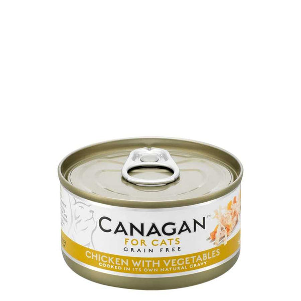 Canagan Chicken With Vegetables Cat Wet Food Can 75g-Whitley Bay Pet Supplies