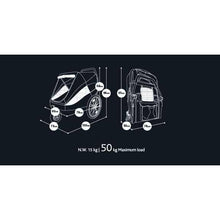 InnoPet Hercules 2.0 Extra Large Dog Stroller 50Kg-Whitley Bay Pet Supplies