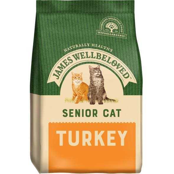 James Wellbeloved Senior Cat Turkey Dry Food 1.5kg Bag-Whitley Bay Pet Supplies