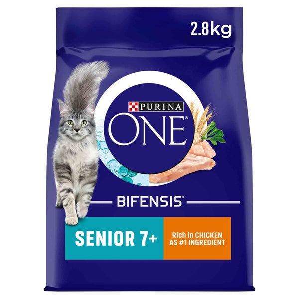 Purina One Cat Food Senior 7 Plus Chicken 2.8Kg Dry Formula-Whitley Bay Pet Supplies