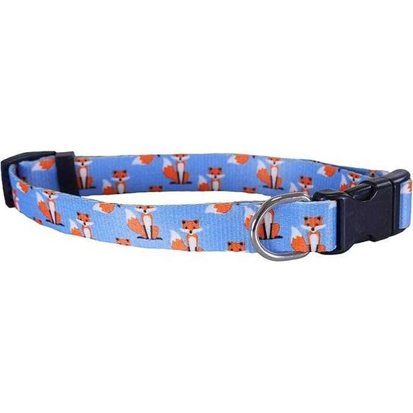 Rosewood Wag n Walk Fox Print Dog Collar Adjustable-Whitley Bay Pet Supplies