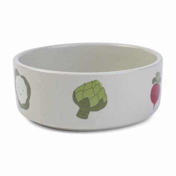 Veggie Ceramic Dog Bowl Stoneware Dishwasher Safe In 3 Sizes-Whitley Bay Pet Supplies