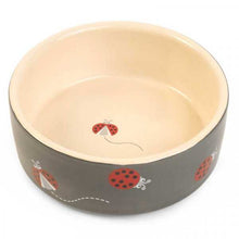 Zoon Ladybird Ceramic Dog Bowl Dishwasher Safe 2 Sizes-Whitley Bay Pet Supplies